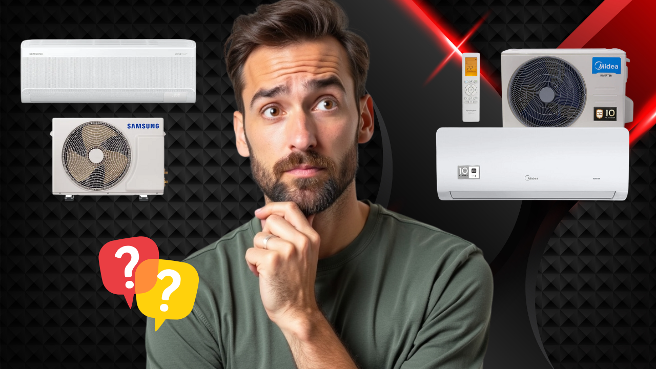 Samsung WindFree ou Midea Xtreme Save Connect? Veja qual Ar-Condicionado de 12.000 BTUs vale mais a pena