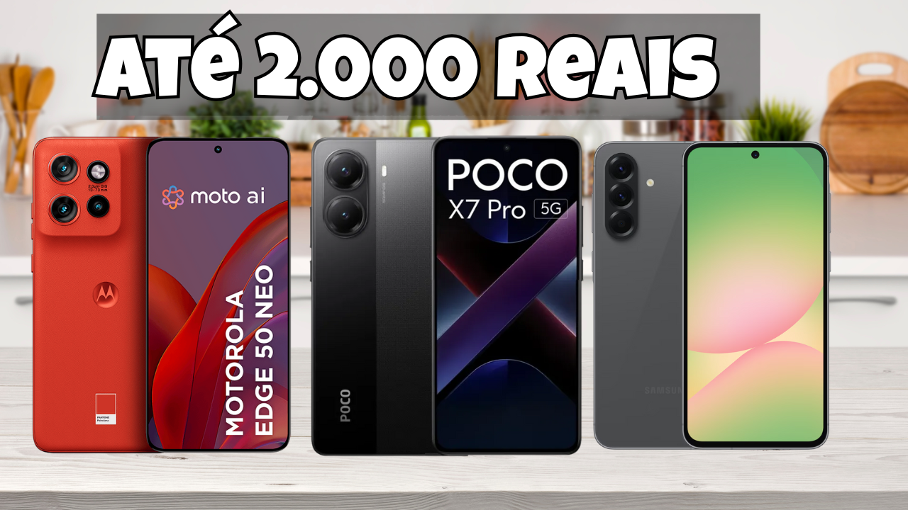 Qual o Melhor Celular Até 2000 Reais em 2025? Confira o Top 3 Mais Recomendado