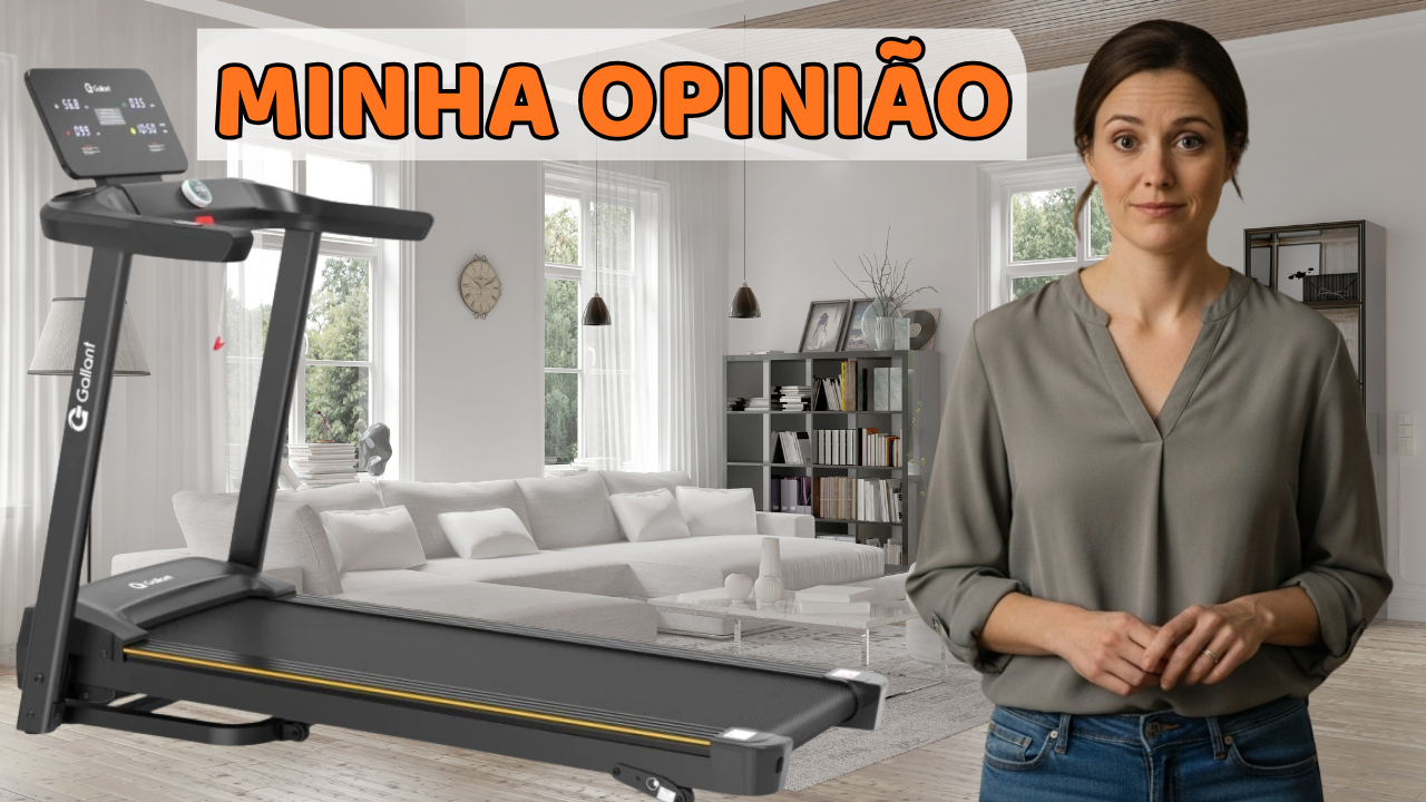 Esteira Ergométrica Elétrica Gallant Elite 2.8HP — Potência, conforto e praticidade para treinar em casa