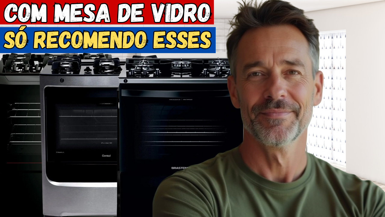 Top 5 Fogões de 5 Bocas com Mesa de Vidro: Beleza, Potência e Custo-Benefício em 2025