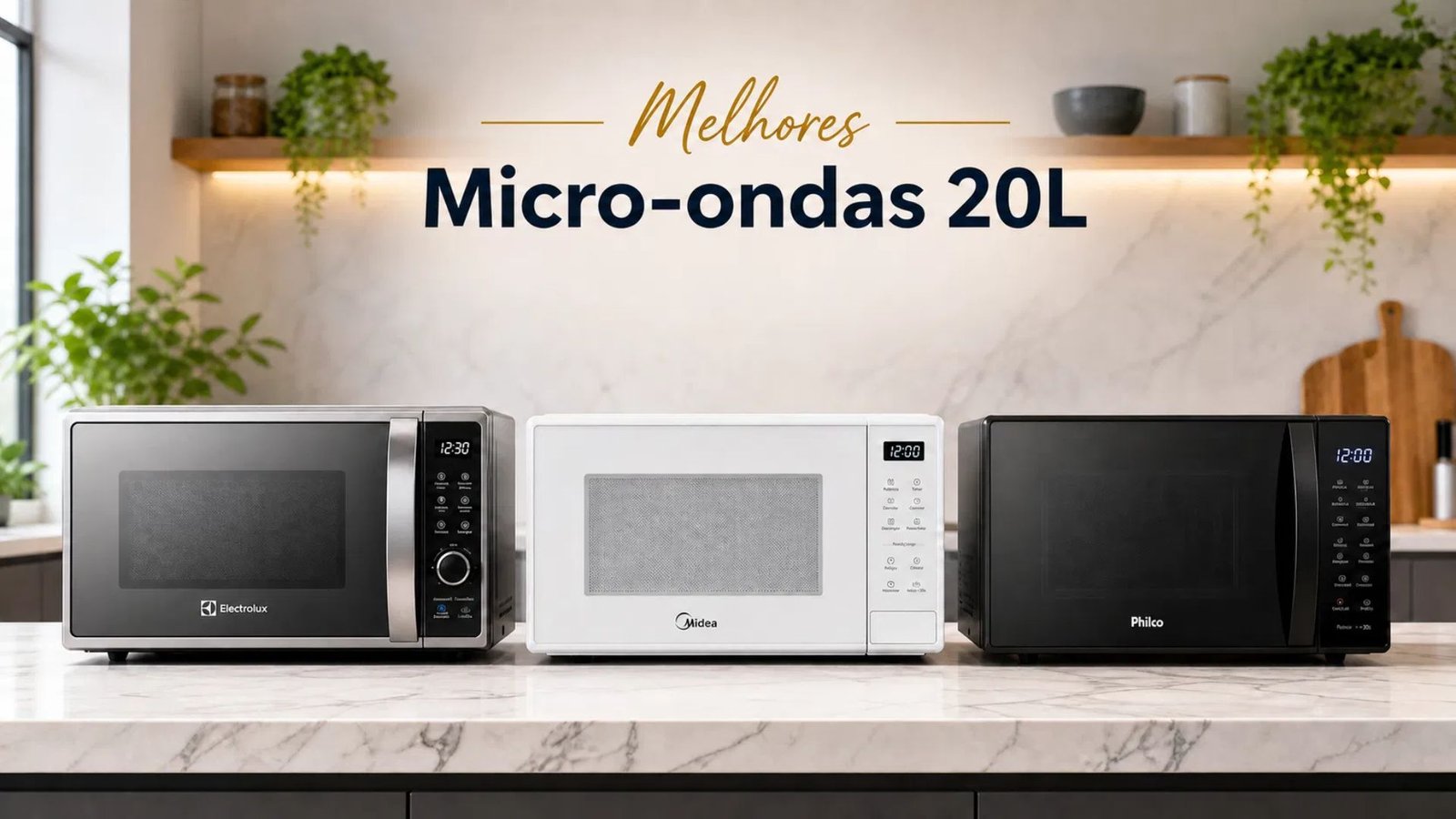 Guia Completo com os Melhores Micro-Ondas de 20 Litros