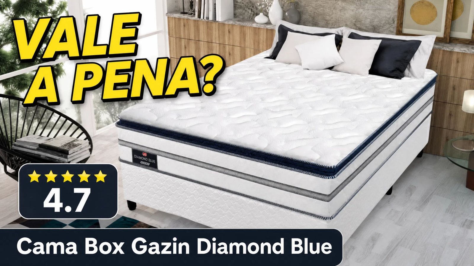 A Cama Box Gazin Diamond Blue é boa?